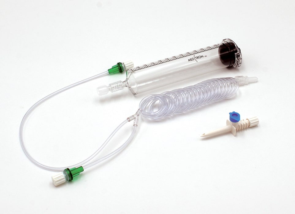MR-KIT ELS 65 ML - das Set an Verbrauchsmaterial für MRT bestehend aus 65ml Spritze, Schlauchsystem mit 2 Ventilen und Standardspike