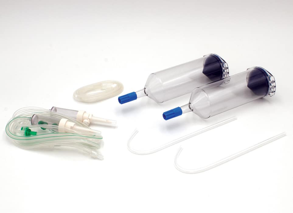 CT2/MRT Set ELS - das Set an Verbrauchsmaterial für CT und MRT bestehend aus zwei 200ml Spritze, Schlauchsystem und Patientenschlauch